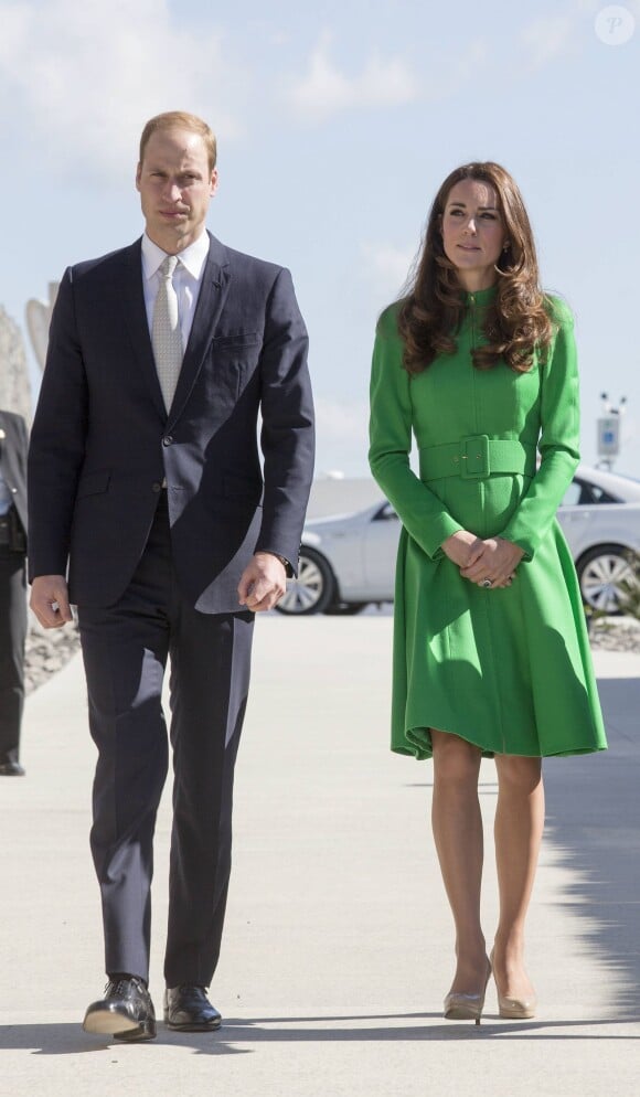 Le prince William et Kate Middleton à l'Arboretum National à Canberra en Australie, le 24 avril 2014.