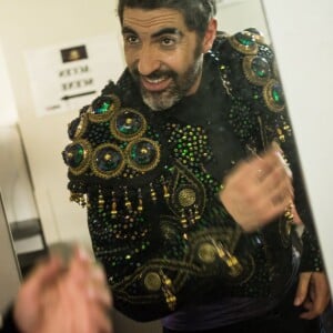 Exclusif -Ary Abittan - Backstage de l'enregistrement de l'émission "Tous au Lido pour le Sidaction", qui sera diffusée le 2 avril sur France 2, à Paris. Le 21 mars 2016 © Moreau-Jacovides / Bestimage