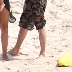 Exclusif - Halle Berry et Olivier Martinez en vacances avec leur fils Maceo et Nahla (fille de Halle Berry et Gabriel Aubry) sur une plage au Mexique. Le 22 mars 2016