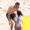 Exclusif - Halle Berry et Olivier Martinez en vacances avec leur fils Maceo et Nahla (fille de Halle Berry et Gabriel Aubry) sur une plage au Mexique. Le 22 mars 2016