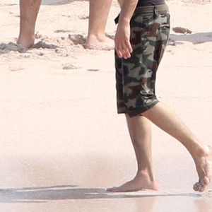 Exclusif - Halle Berry et Olivier Martinez en vacances avec leur fils Maceo et Nahla (fille de Halle Berry et Gabriel Aubry) sur une plage au Mexique. Le 22 mars 2016