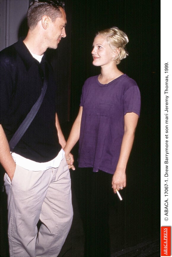 Drew Barrymore et Jeremy Thomas en 1999