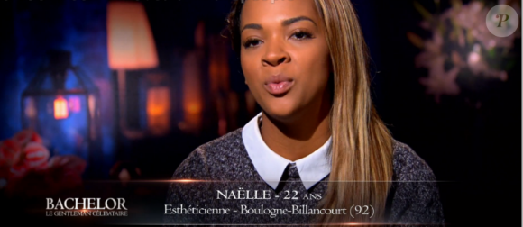 Naëlle dans Bachelor, sur NT1, le lundi 4 avril 2016