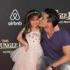Mario Lopez et sa fille Gia Francesca - Première du film "Le Livre de la Jungle" au El Capitan Theatre à Hollywood le 4 avril 2016