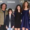 Amy Brenneman, son mari Brad Silberling et leurs enfants Bodhi Russell et Charlotte Tucker - Première du film "Le Livre de la Jungle" au El Capitan Theatre à Hollywood le 4 avril 2016
