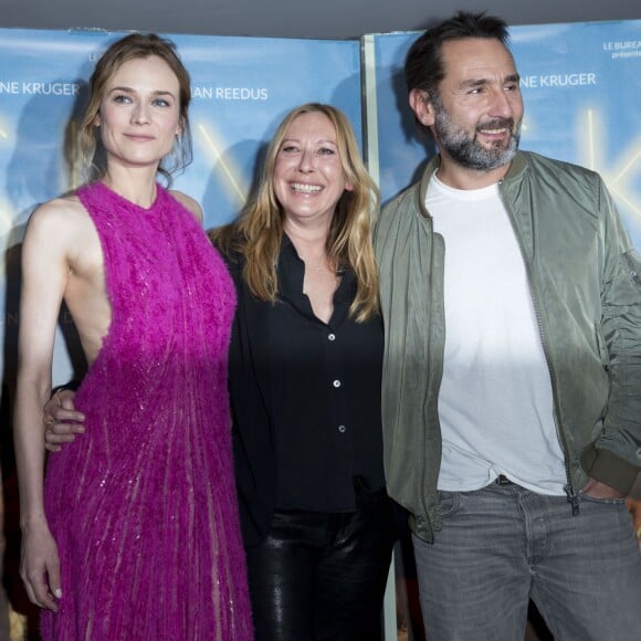 Diane Kruger, Fabienne Berthaud et Gilles Lellouche - Avant-première du film "Sky" au cinéma UGC Les Halles à Paris, le 5 avril 2016. © Olivier Borde/Bestimage