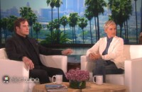 John Travolta et sa fille Ella, sur le plateau d'Ellen DeGeneres. Avril 2016