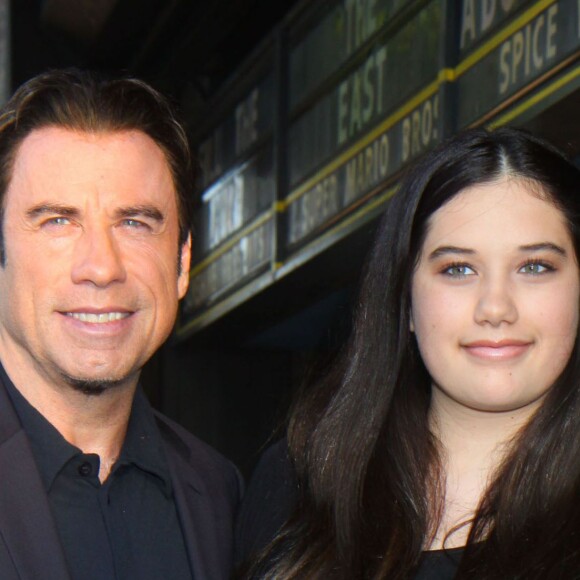 John Travolta et sa fille Ella Travolta assistent à la première de "Killing Season" à New York, le 20 juin 2013