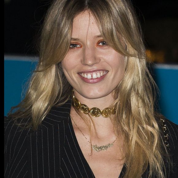 Georgia May Jagger au vernissage de l'exposition "Exhibitionism" consacrée aux Rolling Stones à la Saatchi Gallery de Londres, le 4 avril 2016. © Stephen Lock/i-Images/Zuma Press/Bestimage