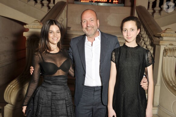Julia Restoin Roitfeld, Donald Schneider (H&M) et sa fille - Vernissage de l'exposition "Fashion Forward, 3 Siècles de Mode (1715-2016)" au musée des Arts Décoratifs. Paris, le 5 avril 2016.