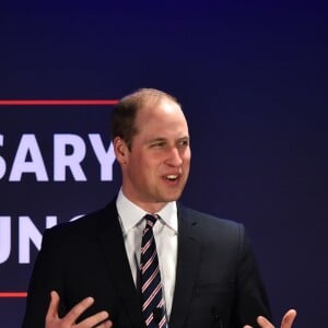 Le prince William fêtait le 6 avril 2016 ses 10 ans passés à la présidence de la Football Association (FA) à l'occasion d'un déjeuner organisé à Wembley, à Londres.