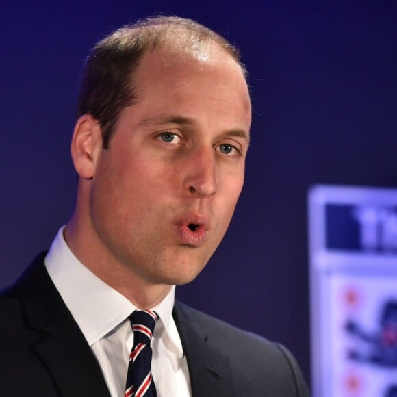 Le prince William fêtait le 6 avril 2016 ses 10 ans passés à la présidence de la Football Association (FA) à l'occasion d'un déjeuner organisé à Wembley, à Londres.