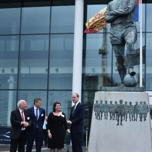 Le prince William fêtait le 6 avril 2016 ses 10 ans passés à la présidence de la Football Association (FA) à l'occasion d'un déjeuner organisé à Wembley, à Londres.