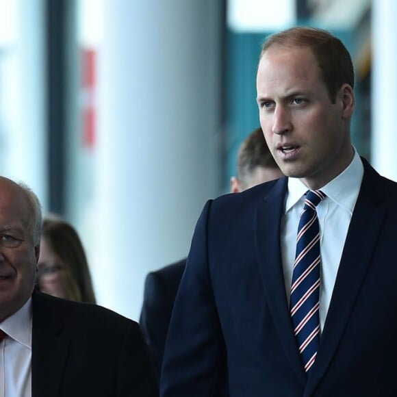 Le prince William fêtait le 6 avril 2016 ses 10 ans passés à la présidence de la Football Association (FA) à l'occasion d'un déjeuner organisé à Wembley, à Londres.