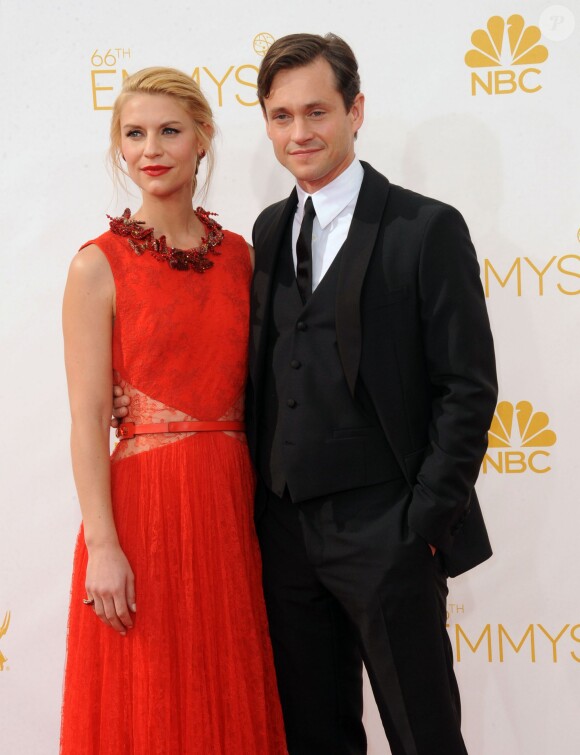 Claire Danes et son mari Hugh Dancy - 6e cérémonie annuelle des Emmy Awards au Nokia Theatre à Los Angeles, le 25 août 2014
