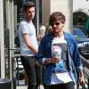 Louis Tomlinson et Liam Payne sont allés prendre un café avec une amie à Los Angeles, le 1er mars 2016