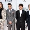 Harry Styles, Liam Payne, Louis Tomlinson, Niall Horan du groupe One Direction à La 43ème cérémonie annuelle des "American Music Awards" à Los Angeles, le 22 novembre 2015
