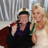 Hugh Hefner (86 ans), patron de Playboy a epousé Crystal Harris (26 ans) à la celebre Playboy Mansion de Los Angeles le 31 décembre 2012.