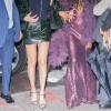 Bella Hadid et Naomi Campbell arrivent au Diamond Horseshoe pour assister à la soirée de sortie du livre "NAOMI", consacré au top model. New York, le 7 avril 2016.
