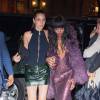 Bella Hadid et Naomi Campbell arrivent au Diamond Horseshoe pour assister à la soirée de sortie du livre "NAOMI", consacré au top model. New York, le 7 avril 2016.
