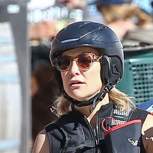 Kate Hudson en vacances au ski à Vail, dans le Colorado, le 7 avril 2016