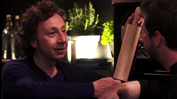 "Les recettes pompettes by Monsieur Poulpe" avec Stéphane Bern. Avril 2016.