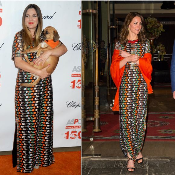 Drew Barrymore vs Kate Middleton : Qui porte le mieux la robe ethnique ?