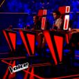 Antoine, Marc Hatem et Derya s'affrontent lors de l'épreuve ultime dans The Voice, samedi 16 avril 2016 sur TF1