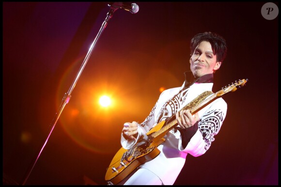 Concert du chanteur Prince à Paris, le 11 octobre 2009