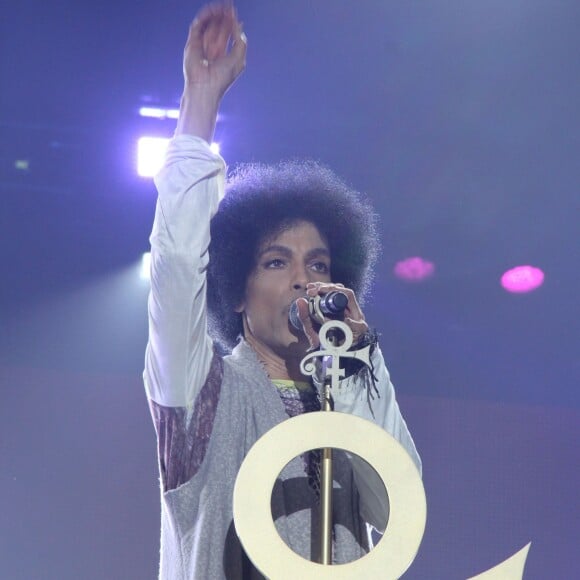 Prince sur scène lors du festival Essence Festival à la Nouvelle Orléans, le 5 juillet 2014