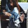 Exclusif - Megan Fox (enceinte) sort de sa voiture pour aller à son cours de Gym à West Hollywood le 15 Avril 2016.  Exclusive - For germany call for price - Pregnant Megan Fox is spotted stopping at a gym for a work out in West Hollywood, California on April 15, 2016. Megan and her estranged husband Brian Austin Green have filed for a divorce, but the unexpected pregnancy may postpone the decision to separate entirely, as they focus on the new baby.15/04/2016 - West Hollywood