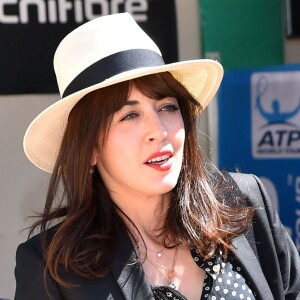 Nolwenn Leroy lors des demi-finales du Monte-Carlo Rolex Masters, le 16 avril 2016 au Monte-Carlo Country Club à Roquebrune-Cap-Martin © Bruno Bebert / Bestimage