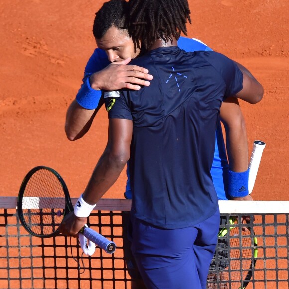 Gaël Monfils a battu son copain Jo-Wilfried Tsonga au Monte-Carlo Country Club lors des demi-finales du Monte-Carlo Rolex Masters, le 16 avril 2016 à Roquebrune-Cap-Martin © Bruno Bebert / Bestimage