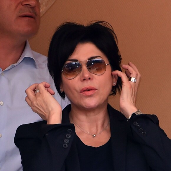 Liane Foly au Monte-Carlo Country Club lors de la finale du Monte-Carlo Rolex Masters 2016 entre Rafael Nadal et Gaël Monfils, le 17 avril 2016 à Roquebrune-Cap-Martin © Bruno Bebert/Bestimage