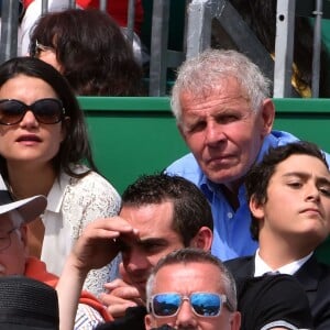 Patrick Poivre d'Arvor au Monte-Carlo Country Club lors de la finale du Monte-Carlo Rolex Masters 2016 entre Rafael Nadal et Gaël Monfils, le 17 avril 2016 à Roquebrune-Cap-Martin © Bruno Bebert/Bestimage