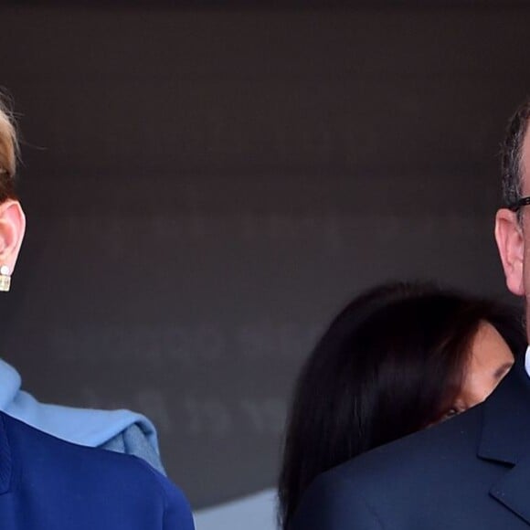 Le Prince Albert II et la princesse Charlene de Monaco au Monte-Carlo Country Club lors de la finale du Monte-Carlo Rolex Masters 2016 entre Rafael Nadal et Gaël Monfils, le 17 avril 2016 à Roquebrune-Cap-Martin © Bruno Bebert/Bestimage