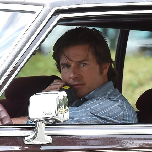 Tom Cruise sur le tournage du film "Mena" à Madison en Georgie, le 29 juin 2015 Tom Cruise films "Mena" in Madison, Georgia on June 29, 2015.29/06/2015 - Madison