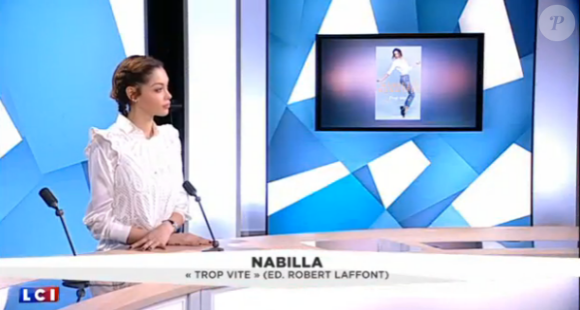 Nabilla Benattia invitée de Valérie Expert sur LCI, le 19/04/16