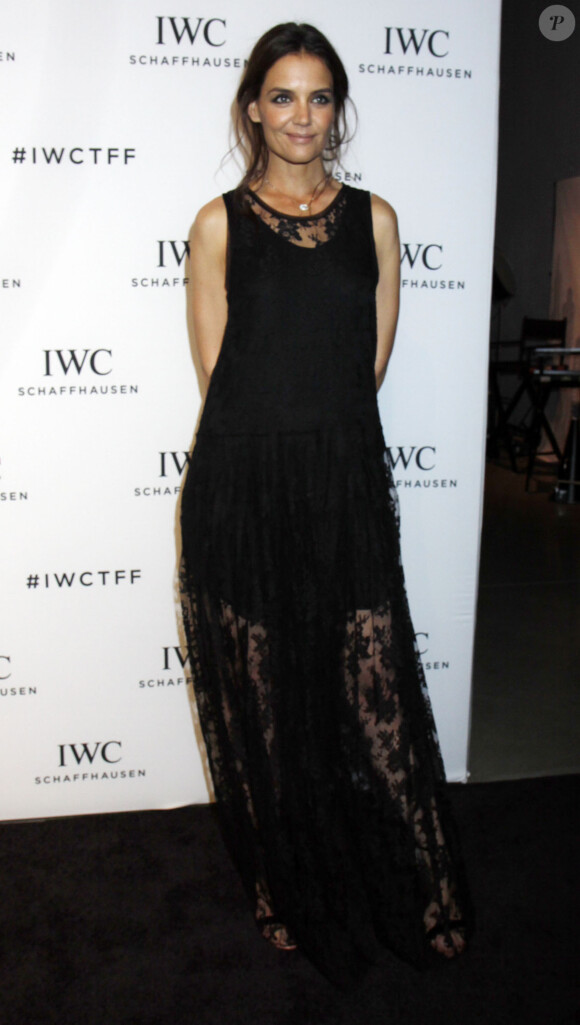Katie Holmes à la soirée IWC Schaffhausen fourth annual 'For the Love of Cinema' lors du Festival du Film Tribeca à New York, le 14 avril 2016