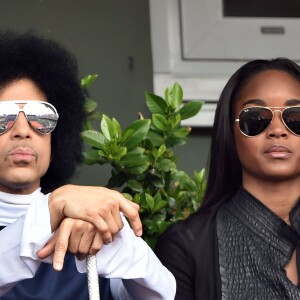 Prince à Roland-Garros à Paris le 2 juin 2014
