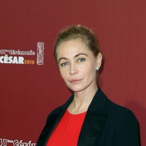 Emmanuelle Béart (Habillée en Dior) - Photocall lors de la 41ème cérémonie des Cesar au théâtre du Châtelet à Paris, le 26 février 2016. © Borde-Jacovides/Bestimage