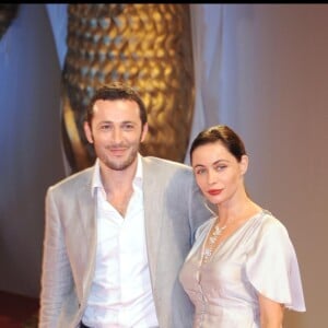 Emmanuelle Béart et Michaël Cohen à Venise en août 2008.