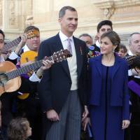 Letizia et Felipe VI d'Espagne: Chic pour le prix Cervantes et son final musical