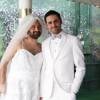 Exclusif - Mariage de Cyril Hanouna avec Camille Combal dans la Little White Wedding Chapel de Las Vegas le 2 avril 2016.