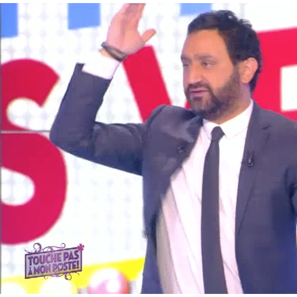 Cyril Hanouna annonce en direct le défi fou qu'il relèvera le 1er septembre prochain sur D8. Emission "Touche pas à mon poste", le 25 avril 2016.