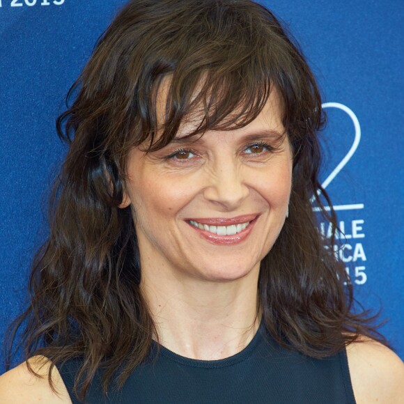 Juliette Binoche - Photocall du film "L'attesa" lors du 72e festival du film de Venise (la Mostra) le 5 septembre 2015.