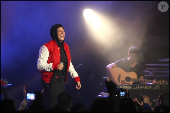 Diam's en concert au Bataclan le 24 janvier 2010