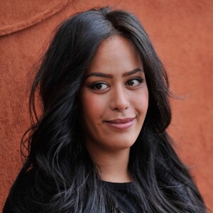 Amel Bent - People au village des Internationaux de France de tennis de Roland Garros à Paris. Le 5 juin 2014.