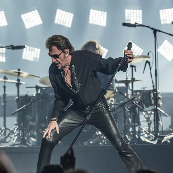Exclusif - Johnny Hallyday en concert sur sa tournée Rester Vivant © Cyril Moreau / Bestimage