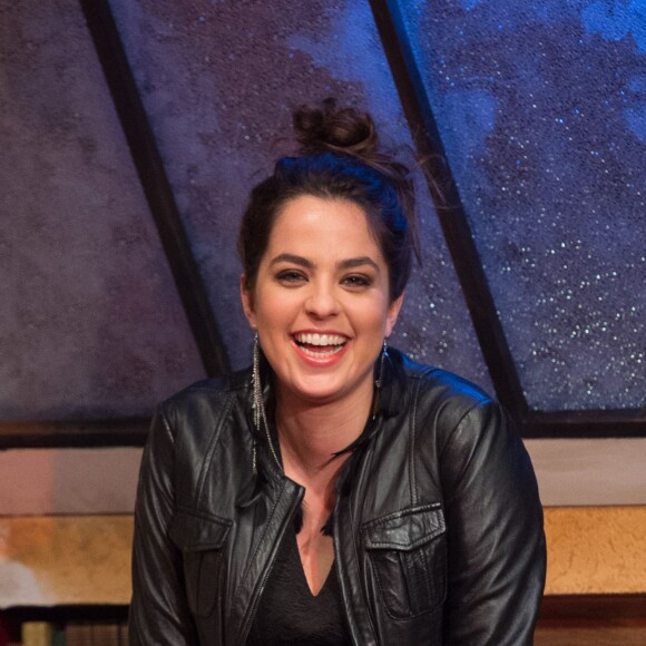 Anouchka Delon - Filage de la pièce "Libres sont les papillons" au théâtre Rive Gauche à Paris, le 13 janvier 2016. Le spectacle débutera le 15 janvier 2016.